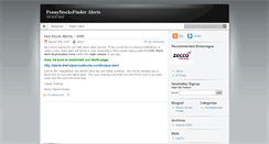 Desktop Screenshot of alerts.thehotpennystocks.com